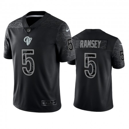 Camiseta Hombre NFL Los Angeles Rams Jalen Ramsey 5 Negro Reflective Limited Camiseta Hombre NFL Los Angeles Rams Jalen Ramsey 5 Negro Reflective Limited